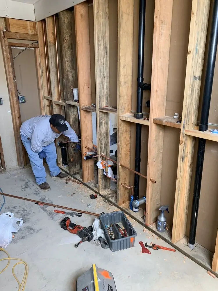 Commercial rough-in plumbing for Commercial Plumbing in Lexton Woods